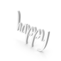 Happy Celebrations Symbol White PNG & PSD Images