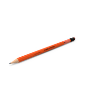 Orange Pencil PNG & PSD Images