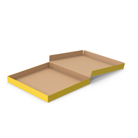 Pizza Box Yellow PNG & PSD Images