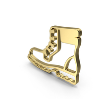 Boots Symbol Gold PNG & PSD Images