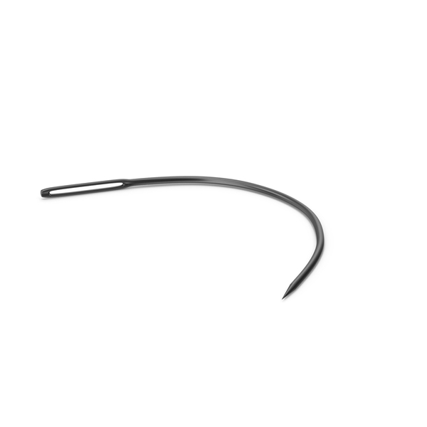 Black Curved Needle PNG & PSD Images
