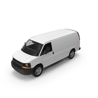 White Cargo Van PNG & PSD Images