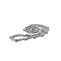Curled Steel Chain for Chainsaw PNG & PSD Images