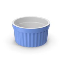 Blue Ramekin PNG & PSD Images