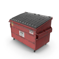 Dumpster Red PNG & PSD Images