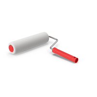 Red Paint Roller PNG & PSD Images