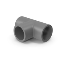 Gray Plastic Pipe Tee PNG & PSD Images