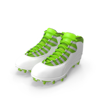 Baseball Cleats Green PNG & PSD Images