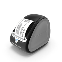 DYMO Label 450 Direct Thermal Printer with Barcode Label PNG & PSD Images
