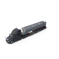 Heavy Truck With Bottom Trailer PNG & PSD Images