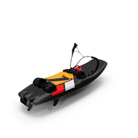 Motorised Carbon Fiber Surfboard Red PNG & PSD Images