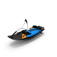 Motorised Carbon Fiber Surfboard Blue PNG & PSD Images