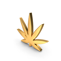 Weed Icon Gold PNG & PSD Images