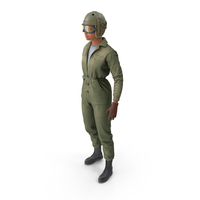 Girl Pilot With Helmet PNG & PSD Images