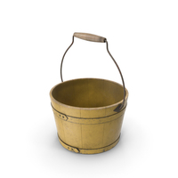 Old Wooden Bucket PNG & PSD Images