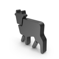 Black Cow Symbol PNG & PSD Images