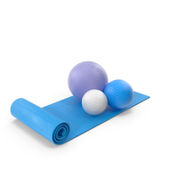 Pilates Balls On A Mat PNG & PSD Images