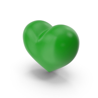 Green Heart Symbol PNG & PSD Images