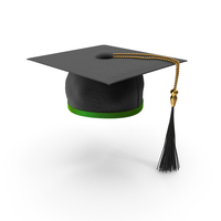 Green Graduation Hat PNG & PSD Images