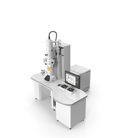 Electron Microscope With Control System PNG & PSD Images