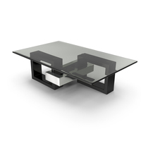 Coffee Table Black and Silver PNG & PSD Images