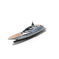 Enzo Luxury Yacht Dynamic Simulation PNG & PSD Images