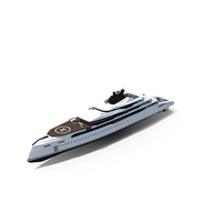 Ganimede Luxury Yacht Dynamic Simulation PNG & PSD Images