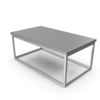 Silver Grey Coffee Table PNG & PSD Images