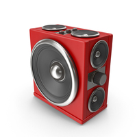 Red Speaker PNG & PSD Images