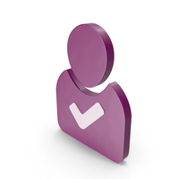Purple Confirmed Profile Icon PNG & PSD Images