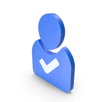 Blue Confirmed Profile Icon PNG & PSD Images