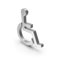 Silver Handicapped Icon PNG & PSD Images