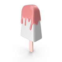 White Pink Cartoon Icecream PNG & PSD Images