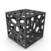 Black Decorative Cube PNG & PSD Images