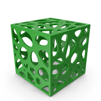 Green Decorative Cube PNG & PSD Images