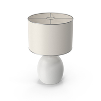 White Table Lamp PNG & PSD Images