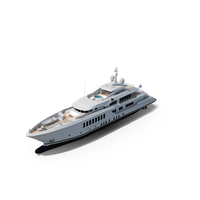 Heesen Pollux Yacht Dynamic Simulation PNG & PSD Images