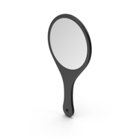 Hand Mirror Black PNG & PSD Images