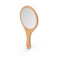 Wooden Hand Mirror PNG & PSD Images