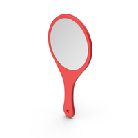 Hand Mirror Red PNG & PSD Images