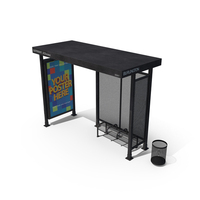 Bus Stop In LA PNG & PSD Images