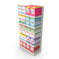 Detergent On Supermarket Shelf PNG & PSD Images