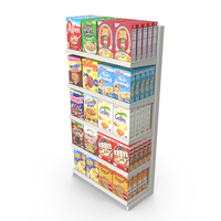 Supermarket Shelf Cereal PNG & PSD Images