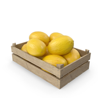Box of Honeydew Melons PNG & PSD Images