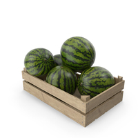 Box of Watermelons PNG & PSD Images
