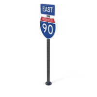 Interstate Highway Sign PNG & PSD Images