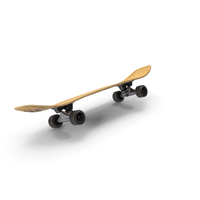 Bamboo Skull Skateboard PNG & PSD Images