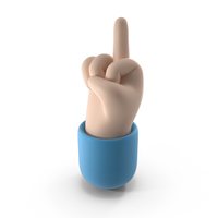 Cartoon Middle Finger Hand Gesture PNG & PSD Images