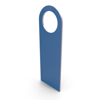 Hotel Door Hanger Blank Tag PNG & PSD Images