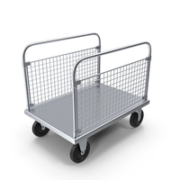 Platform Trolley With Two Railings PNG & PSD Images